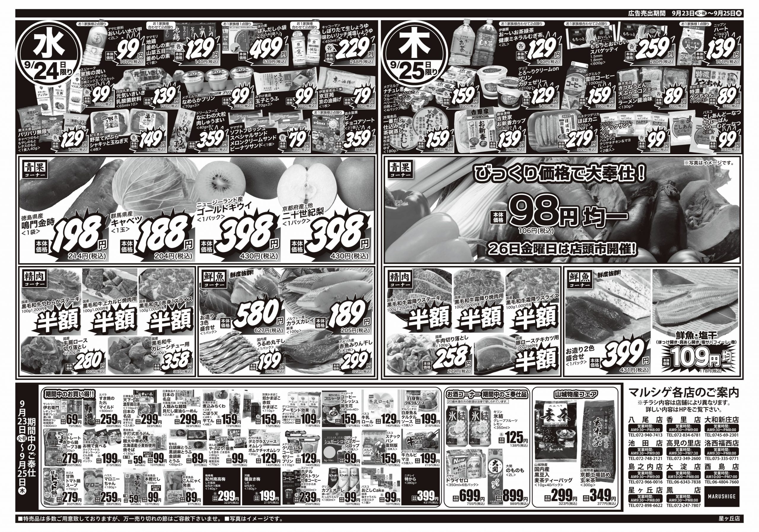2017 食品スーパーマーケット年鑑 近畿地区版　定価85000円 大阪府-スーパーマーケット-スーパーマルシゲ-京都府-奈良県